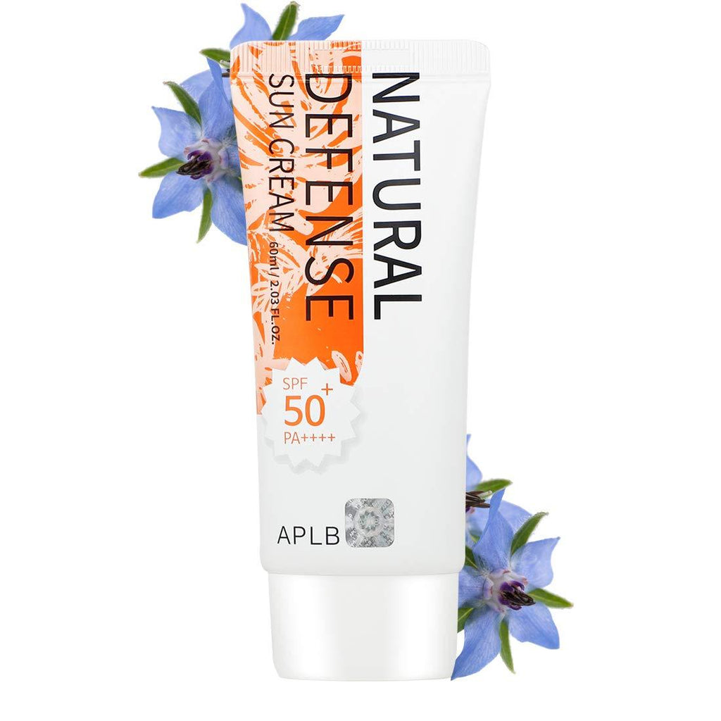 APLB Natural Defense Sunscreen, SPF 50+/PA++++ 2.03 fl. Oz (60ml) | Korean Skin Care, Non-Sticky and Non-Smudge, Protect the tone of the skin from UV rays | - BeesActive Australia