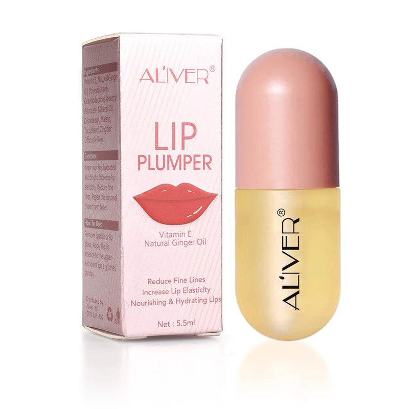 Lip Plumper, Natural Lip Plumper Gloss and Lip Care Serum, Lip Enhancer for Fuller, Lip Plumping Balm, Beautiful Fuller, Hydrating & Reduce Fine Lines （2pcs) - BeesActive Australia