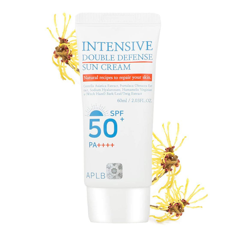 APLB Intensive Double Defense Sunscreen SPF 50+/PA++++ 2.03 fl. Oz (60ml) | Korean Skin Care, Sun Cream, Illuminate your skin and Improve Skin elasticity, Non-Sticky and Non-Greasy | - BeesActive Australia