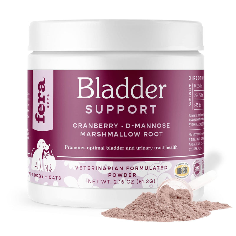 FERA PET Organics Bladder Support Dog and cat Supplement – Kidney and Urinary Tract Health and Bladder Infection Prevention Supplements - Helps with Incontinence and Immune Antioxidant Vitamin - BeesActive Australia
