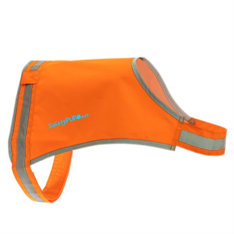 SafetyPUP XD Lite Dog Vest. Coverage to Mid Back. Reflective Hi Visibility Blaze Orange Fluorescent Fabric Helps to Keep Them in Sight and Safe On and Off Leash. Large - BeesActive Australia