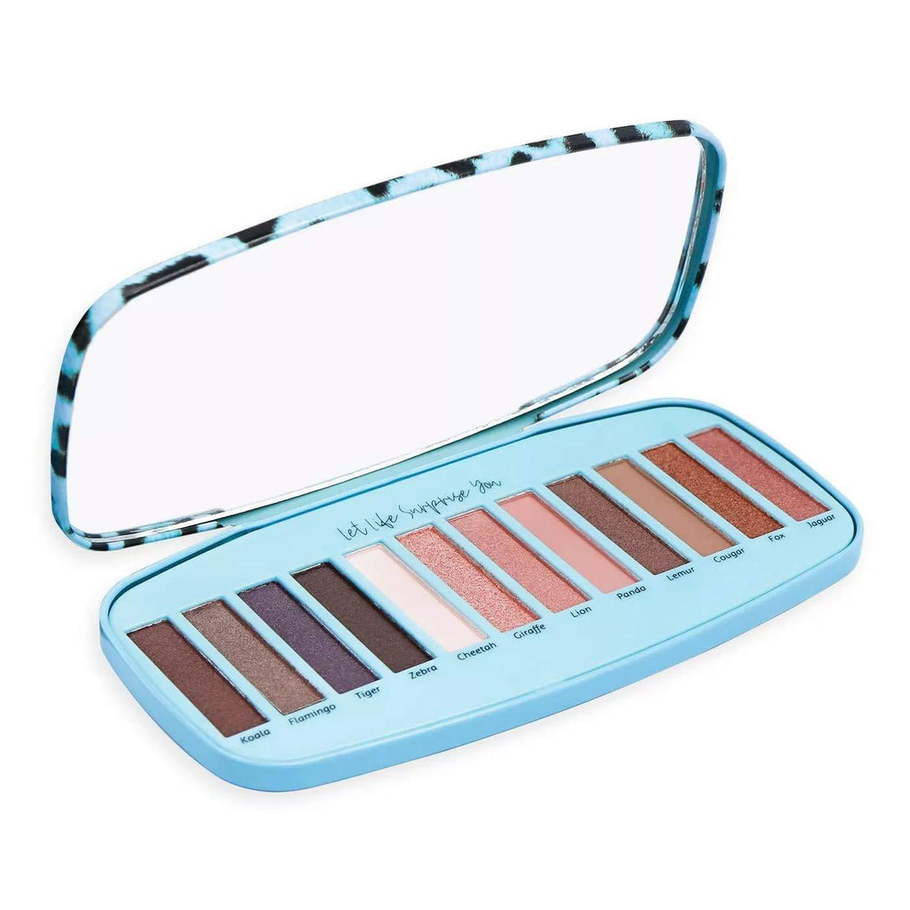 Cai Blue Animal Print Eyeshadow Palette - 15 Shades - BeesActive Australia