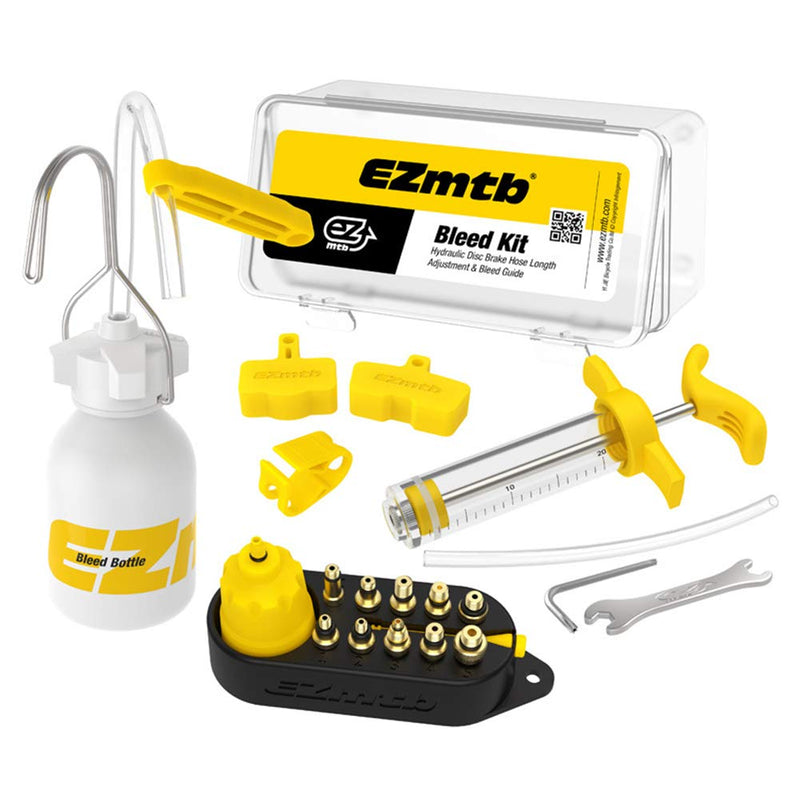 Brake Bleed Kit Bicycle Hydraulic Disc Brake Oil Mineral for Shimano, MAGURA, TEKTRO, SRAM Series Bike Brake Repair Tools metal joint - BeesActive Australia