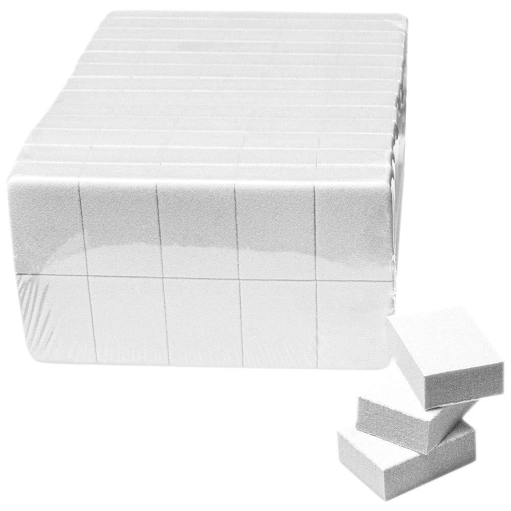 Tachibelle Premium Nail Mini White Buffer Block File 100/120 Grit 2 Sided 130 pcs… - BeesActive Australia