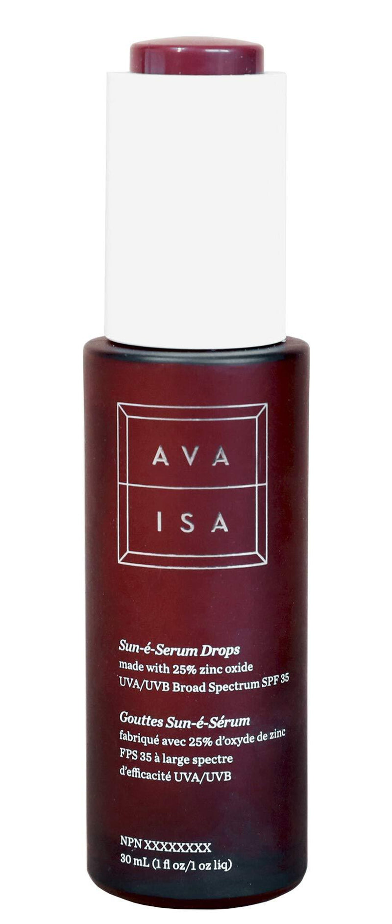 CyberDERM - Natural Ava Isa Sun-e-Serum Drops SPF 35 | Clean, Non-Toxic Sunscreen (1 fl oz | 30 ml) - BeesActive Australia