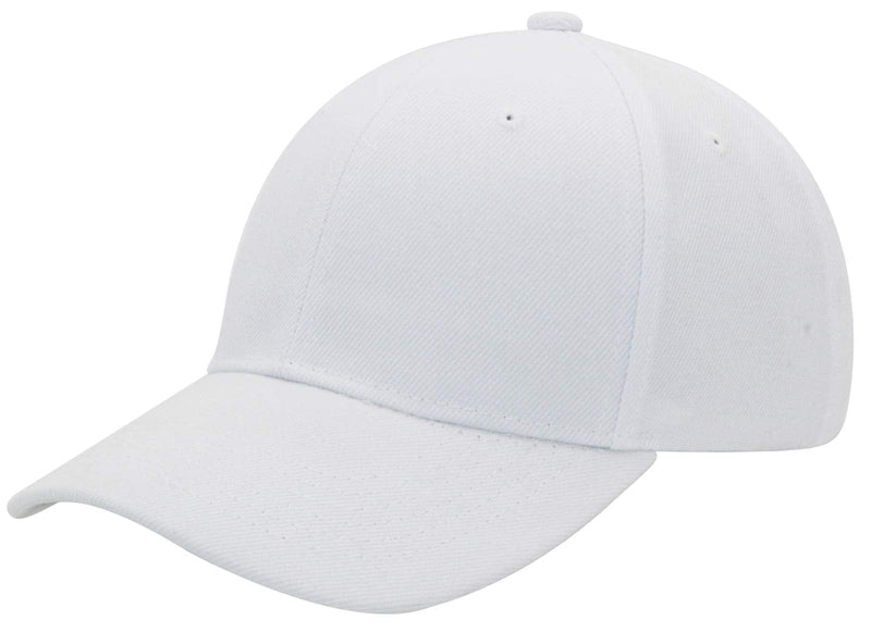 AZTRONA Baseball Cap Men Women - Adjustable Plain Sports Fashion Quality Hat White - BeesActive Australia