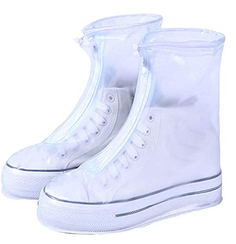 Fnytery Reusable PVC Waterproof Shoe Cover, Transparent Rain and Snow Waterproof Shoe Cover, Suitable for Children, Men and Women Medium - BeesActive Australia