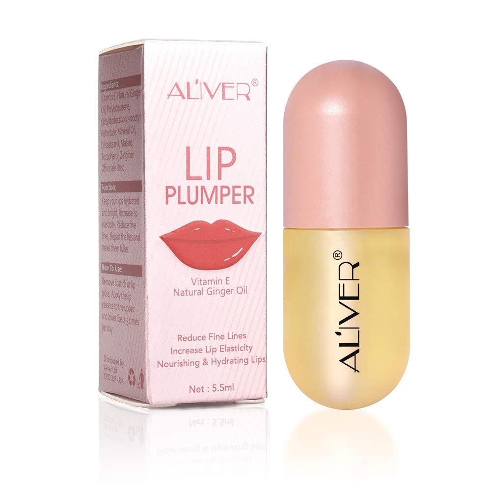 Natural Lip Plumper, Lip Enhancer, Lip Plumper Fuller & Hydrated Beauty Lips,Lip Plumping Balm, Moisturizing Clear Lip Gloss for Fuller Lips & Hydrated Beauty Lips 5.5ml (1 PACK(day)) 1 PACK(day) - BeesActive Australia