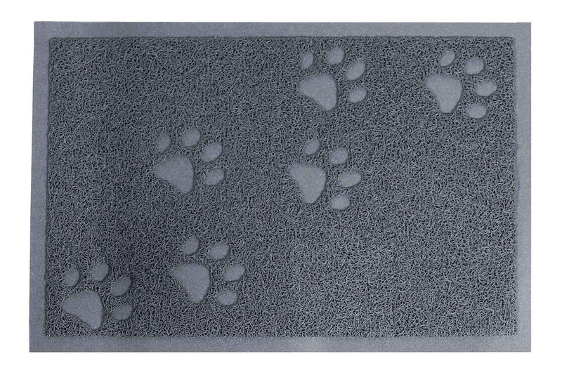 Darkyazi Cat Litter Box Mat for Floor Litter Trapping Mat Non-Slip Backing, Scatter Control, Easy Clean, Water Resistant, Soft on Paws (15.75" x 11.75",Grey) 15.75" x 11.75" Grey - BeesActive Australia