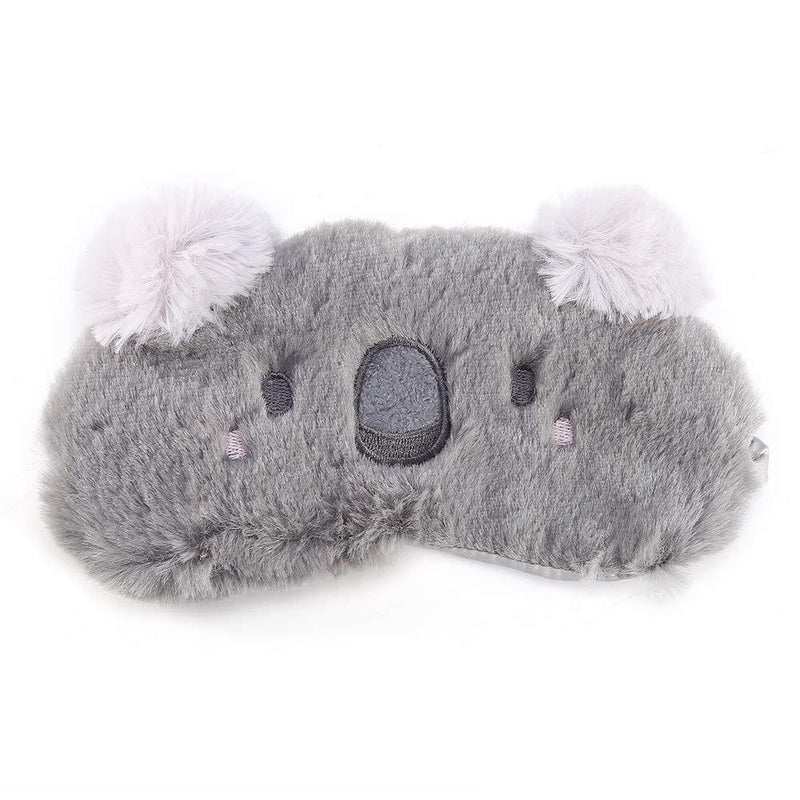 Sleeping Eye Mask,Plush Blindfold,Cute Animal Eye Cove,Soft Eye Mask with Adjustable Head Strap,Nap Eye Shade Mask,Eye Cover for Travel and Shift Work(Koala) Koala - BeesActive Australia