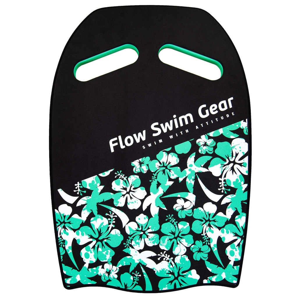 Flow Swimming Kickboard - Swim Training Foam Kick Board for Kids and Adults (One Size Fits All) Aloha - BeesActive Australia