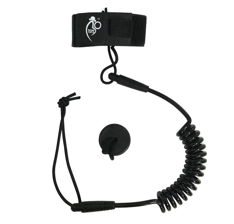 Bo-Toys Body Board Coiled PRO Wrist Leash Comfortable Lightweight Padded Neoprene Cuff - BeesActive Australia