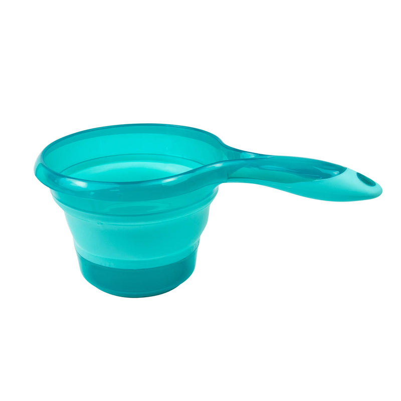 AUEAR, Collapsible Spoon Folding Water Ladle for Bath Shower Washing Blue - BeesActive Australia