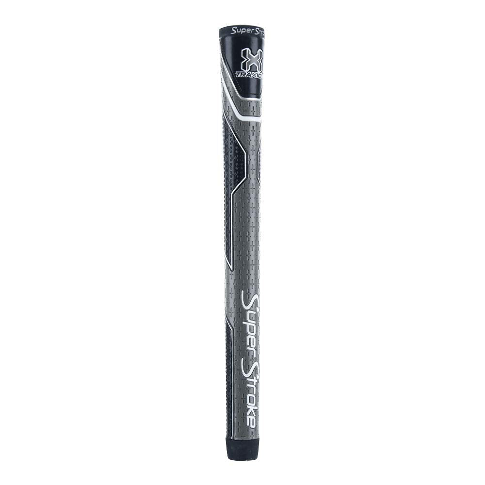 SuperStroke Traxion Tour Golf Club Grip | Advanced Surface Texture That Improves Feedback and Tack | Extreme Grip Provides Stability and Feedback | Even Hand Pressure Midsize Black/Gray - BeesActive Australia