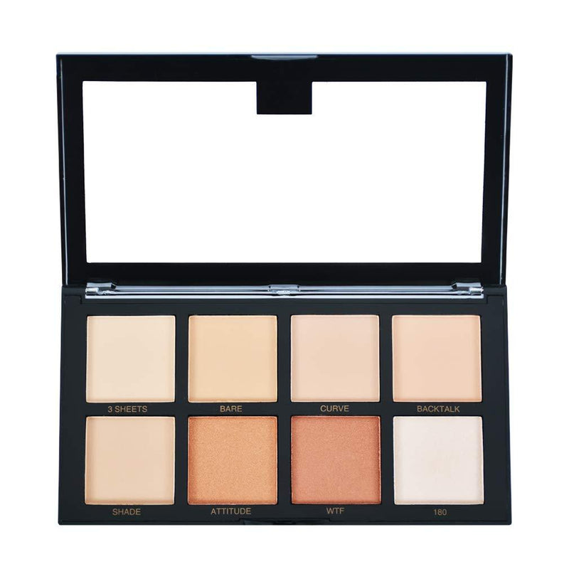 OBLHER B OBLHER B Face Powder Compact Smooth Texture 5 Colors Pressed Powder Mineral Foundation with Concealer, Finishing Powder and SPF 15 Vegan Friendly 2 colors Face Bronzer Powder 1 Color Face Highlighter Powder Waterproof and Sproof 5.4oz - BeesActive Australia