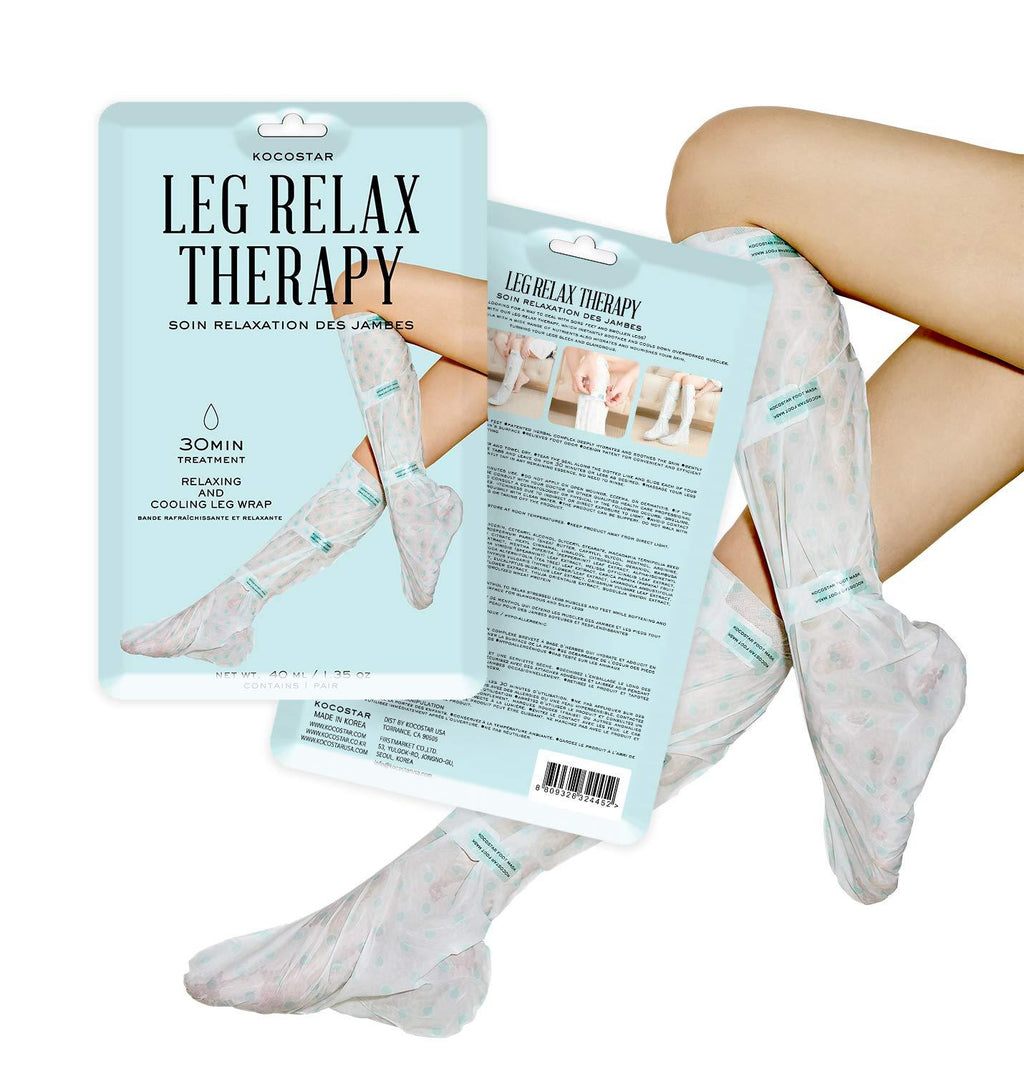 Kocostar Leg Relax Therapy 5 Pairs Leg Cooling and Relaxing Moisturizing Treatment - BeesActive Australia