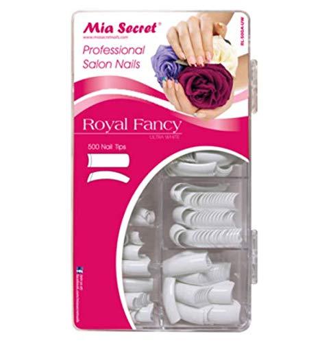 Mia Secret Professional Nail System 500 Nail Tips - Ultra White - BeesActive Australia