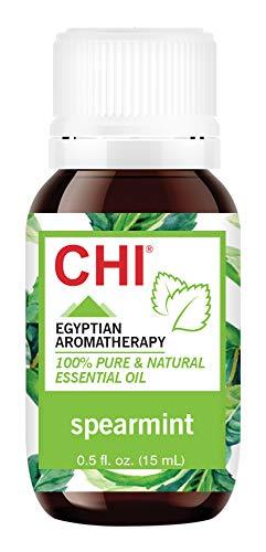 CHI Egyptian Aromatherapy 100% Pure & Natural Spearmint Essential Oil. Massage Therapy. Bath Oils.5oz.5 Fl Oz (CHK8440A) SPEARMINT OIL .5 Fl Oz - BeesActive Australia