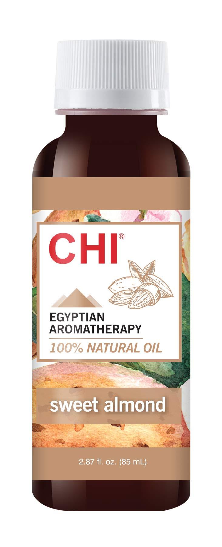 CHI Egyptian Aromatherapy 100% Natural Oil. Massage Therapy, Carrier Oil, Fixed Oils, Sweet Almond, 2.87 Fl Oz - BeesActive Australia