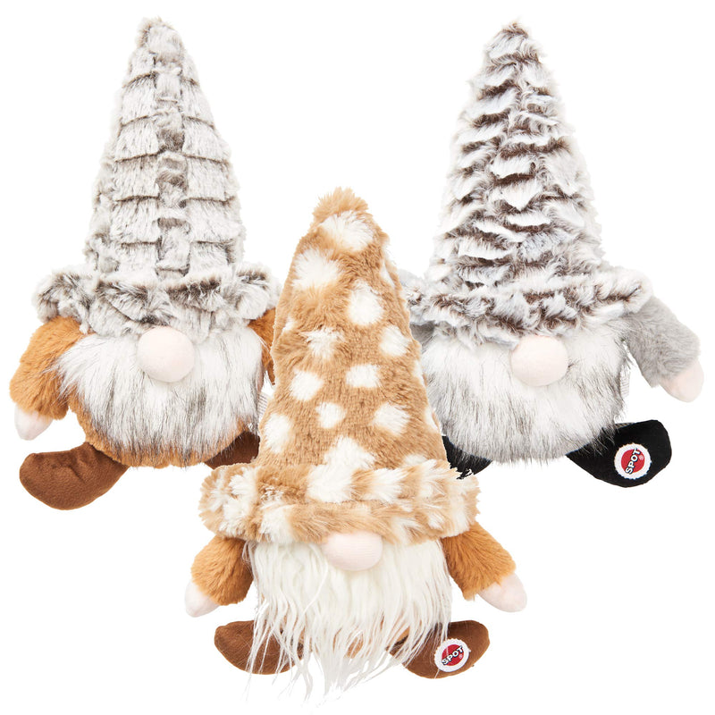 SPOT Woodsy Gnome Plush Toy for Dogs 12", Assorted - BeesActive Australia