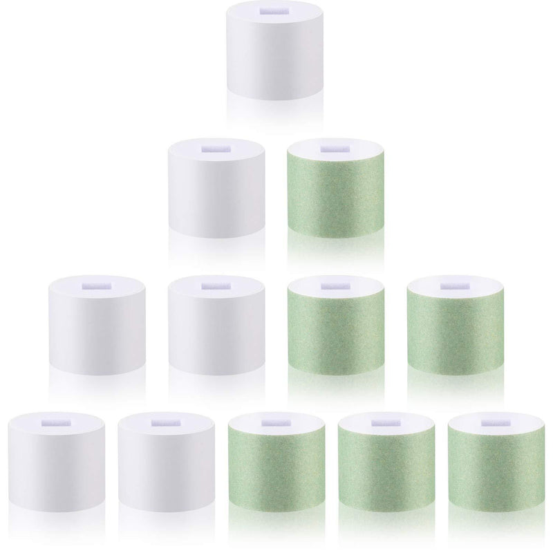 12 Pieces Nail Buffer Refills Electric Manicure Pedicure Tool Refills Nail Buffer Replacement Rollers for Electric Nail Buffer, Filing, Buffing and Shining - BeesActive Australia