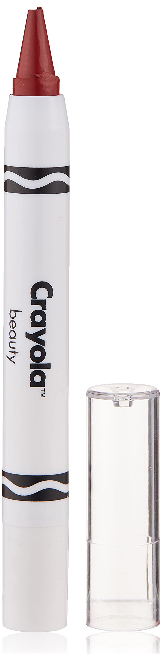 Crayola Beauty Lip Cheek Crayon 2 in 1 Use as Lipstick or Blush for Silky Smooth Lips/Cheeks, Highly Pigmented Color, Ultra Creamy, No Mess, Talc Free, Vegan Friendly, Very Cherry, 0.07 Ounce - BeesActive Australia