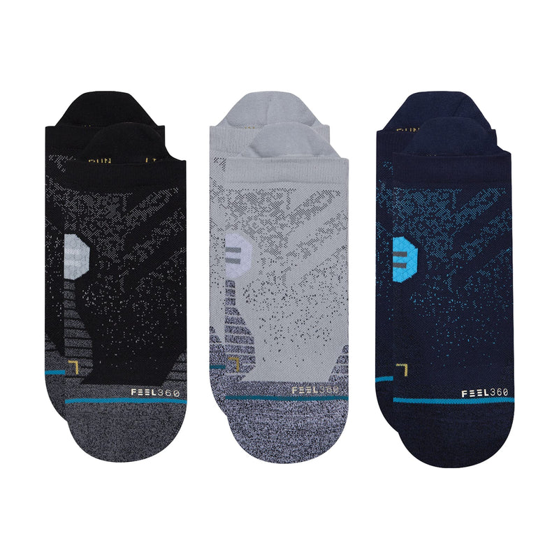 Stance Men's Run Tab ST 3-Pack Socks Multi One Size - BeesActive Australia