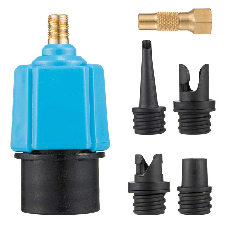 PAMASE Inflatable SUP Pump Valve Adapter Set- Standard Schrader Air Valve Adapter and Nozzle Air Pump Converter for Kayaking Surfboard Inflatable Bed Valve Adapter-6 Set - BeesActive Australia