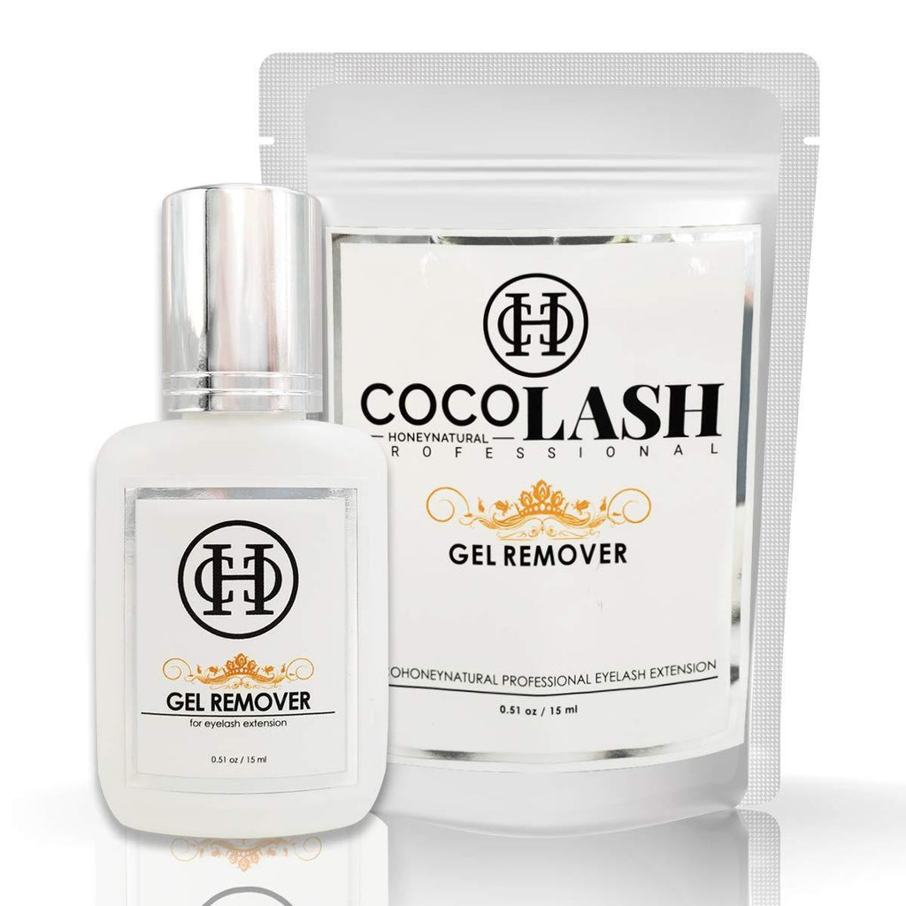 GEL REMOVER for Eyelash Extension Glue 15 ml MADE IN KOREA | COCOHONEY | Dissolution time: 60 seconds | Transparent Color and Pleasant smell - BeesActive Australia