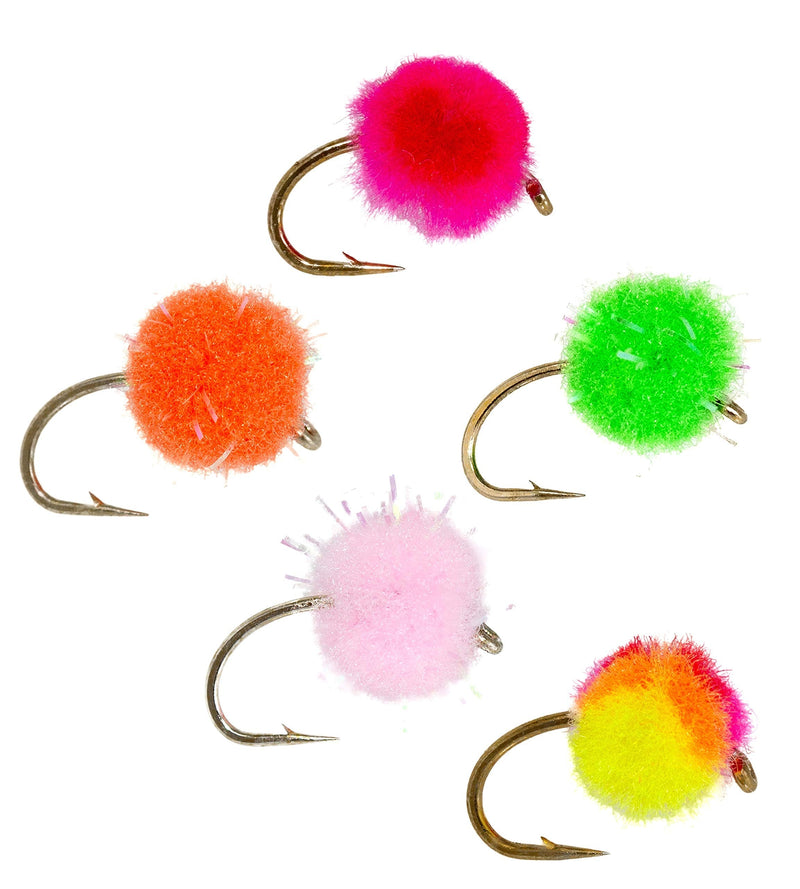 12 Favorite Glow Bug Fly and Egg Steelhead Fly Lure Assotment | Trout and Salmon Fly Fishing Flies 12 Favorite Glow Bug Fly and Egg - BeesActive Australia