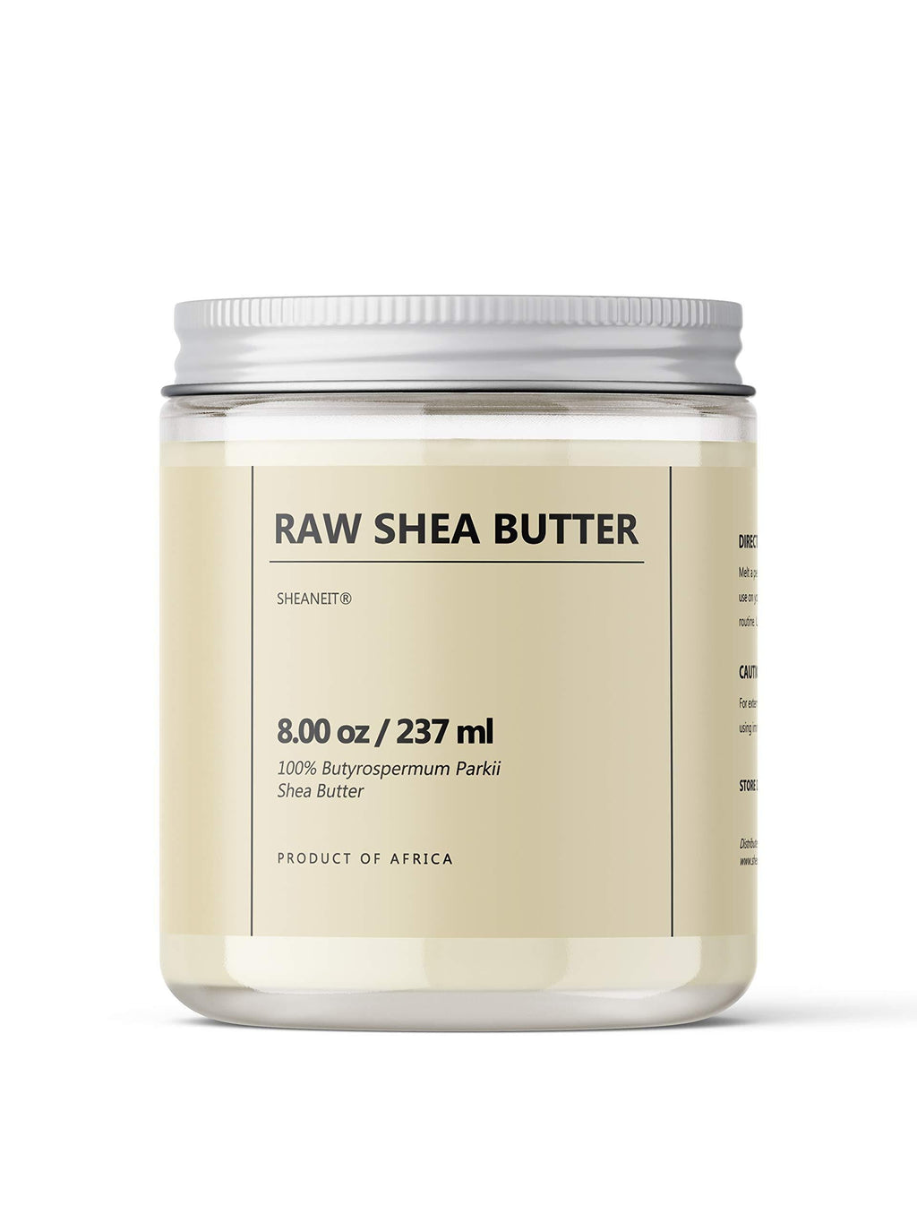 PURE & RAW Unrefined African Shea Butter 8oz, 16oz - Moisturizing, Rich Body Butter for Dry Skin - All Skin Type (Filtered Ivory 8oz) Filtered Ivory 8oz - BeesActive Australia