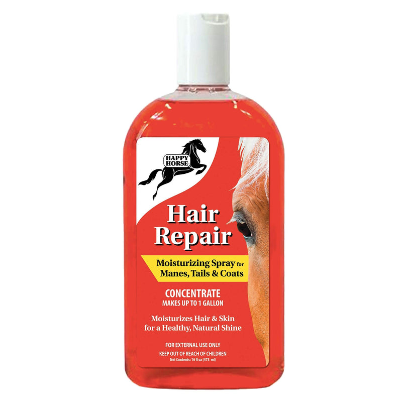 HARRIS Happy Horse Supplies, Hair Repair Moisturizing Spray for Manes, Tails & Coats, Concentrate Makes up to 1 Gallon, 16oz - BeesActive Australia
