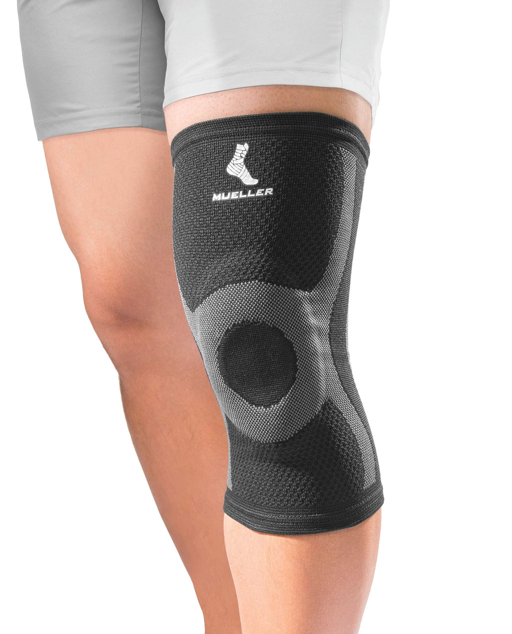 Mueller Sports Medicine Premuim Knee Support Sleeve with Gel Pad, For Men and Women, Black, L/XL - BeesActive Australia