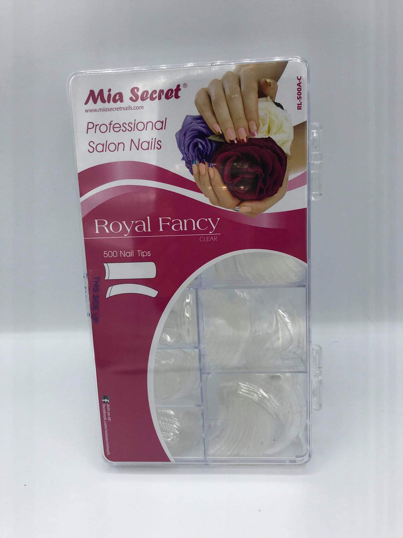 Mia Secret - Nail Tip Royal Fancy 500pcs (CLEAR 500) CLEAR 500 - BeesActive Australia