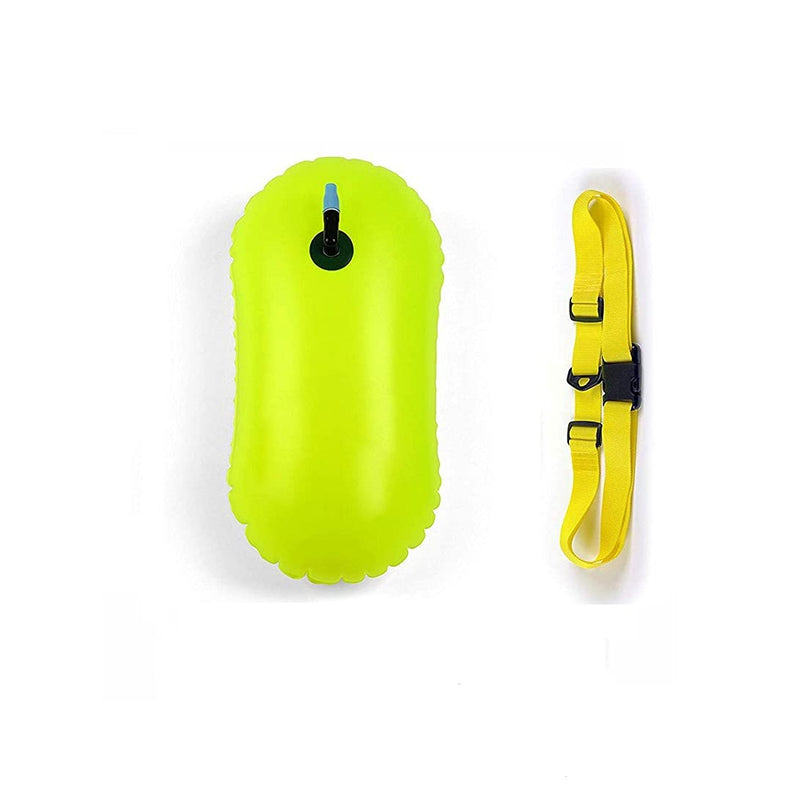 MARJAQE Swim Buoy for Open Water Swimmers Triathletes Kayakers Snorkelers, Swim Float and Drybag for Open Water Swim Buoy Float for Safer Swim Training Green - BeesActive Australia