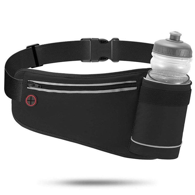 Running Belt for Women Men, Fanny Pack Waist Pack Bag Belt with Water Bottle Holder, Reflective Hydration Belt for Runners, Marathon, Fitness Training, Hiking and Jogging - BeesActive Australia