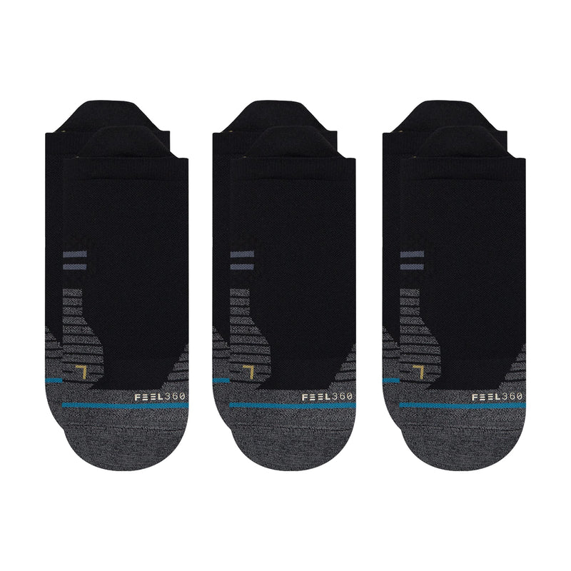 Stance Run Light 3-Pack Large Black - BeesActive Australia