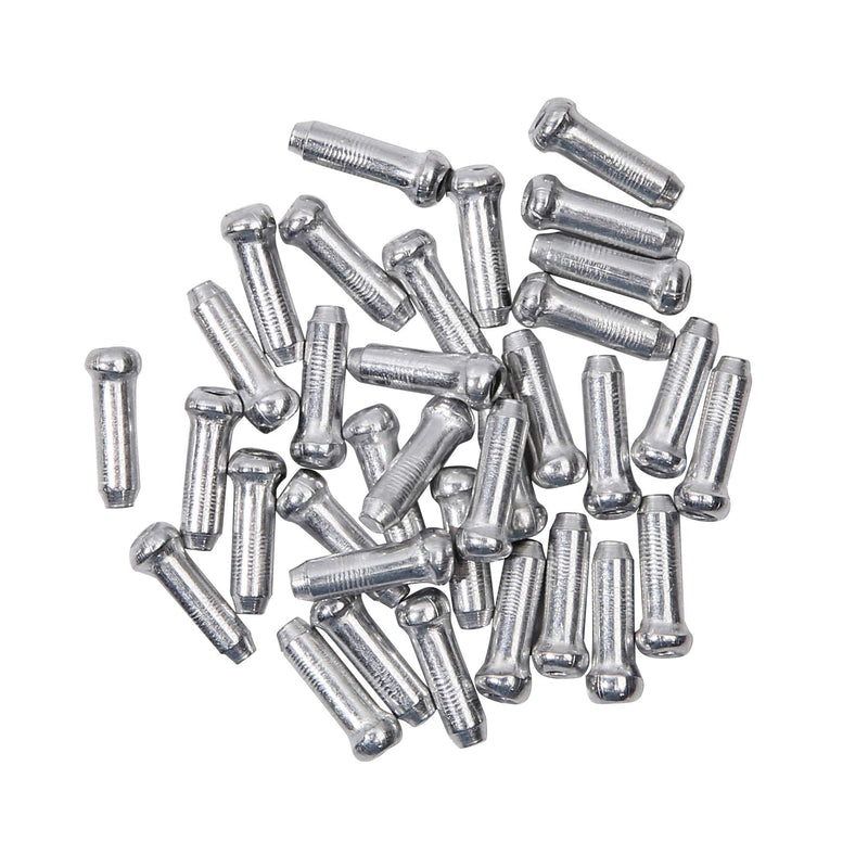 EACOZY Alloy Bike Brake Cable Cap End Tips Crimp for Road Mountain Bicycle 100PCS, Silver - BeesActive Australia