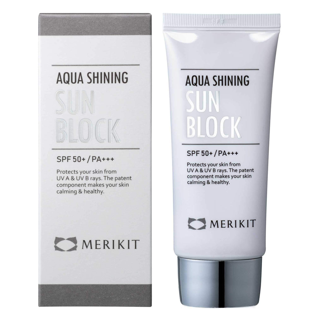 MERIKIT Aqua Shining SUN BLOCK. Protects Your skin from UV A & UV B rays (SPF50/ PA+++) Repairing wrinkles. - BeesActive Australia