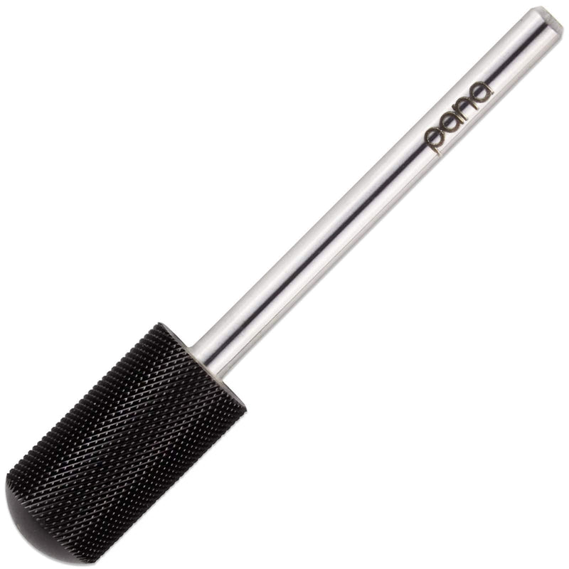USA Pana DLC 3/32" Safety Nail Carbide - Smooth Round Top Large Barrel Head for Electric Dremel Drill Machine (Black,Extra Fine Grit) - BeesActive Australia