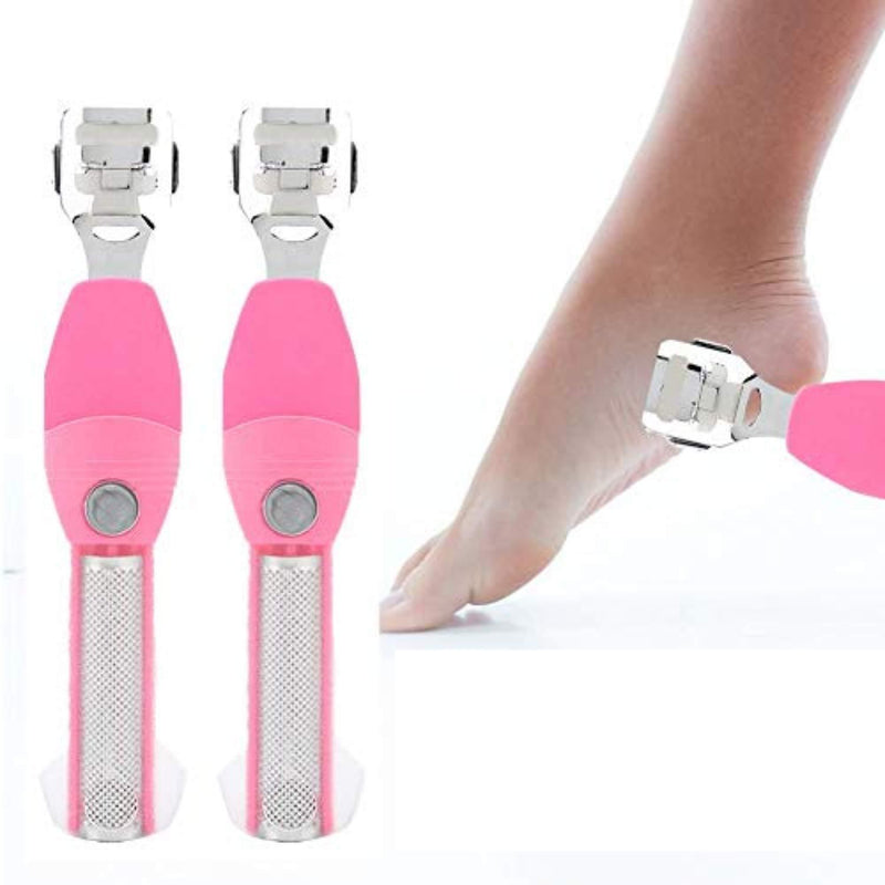 Foot File,2Pcs Dead Skin Removal Tool, Foot Scraper And Foot File Double Head Designs For Cuticle And Calluses Remove - BeesActive Australia