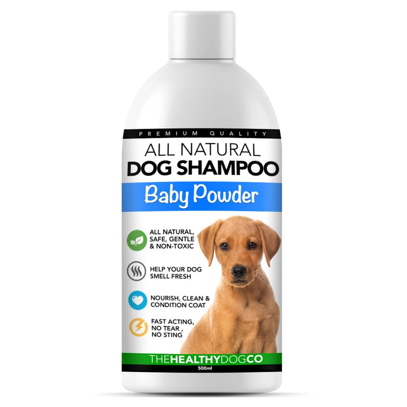 The Healthy Dog Co - Dog Shampoo Baby Powder Scent - Puppy Shampoo for Puppies 8 Weeks Old - Puppy Shampoo and Conditioner - Puppy Conditioner - Puppy Wash Shampoo - Puppy Shampoo Mild - 16.9 Oz - BeesActive Australia