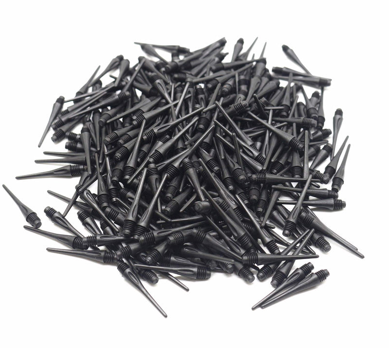 ROOBEEO 2BA Thread Plastic Tip Dart Points 300 Pack Soft Dart Tips Replacement Dart Accessories-Black - BeesActive Australia