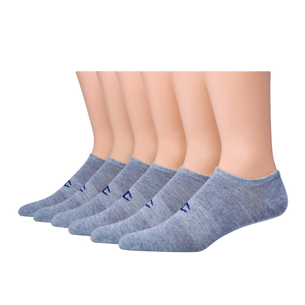 Champion Women's No Show Training Sock, 3-Pair 9 Grey Heather - BeesActive Australia