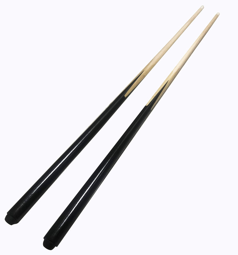 JX 36" Wooden Billiard House Cue Sticks Shorty Cues Pool Cues for Kids Hardwood Billiard Cue Sticks 13mm Glue-on Tips,Set of 2 - BeesActive Australia