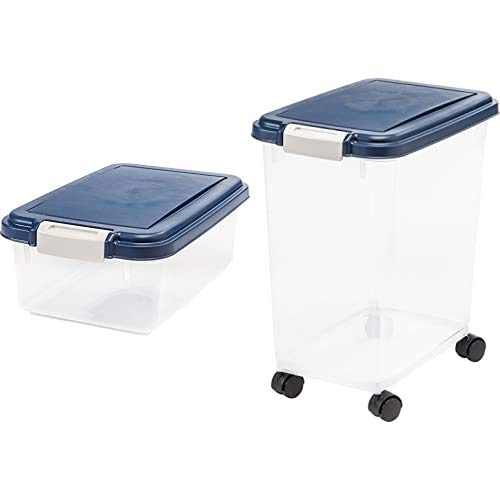 IRIS USA Airtight Food Storage Container Combo, 12 Quart and 33 Quart - BeesActive Australia
