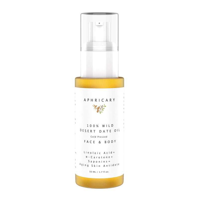 Aphricary's 100% Pure Wild Desert Date Oil - Cold Pressed - Anti Aging and Anti Wrinkle Face Oil & Body Oil - Ultra Healing Golden Desert Date Natural Organic Oil - for Women and Men - BeesActive Australia