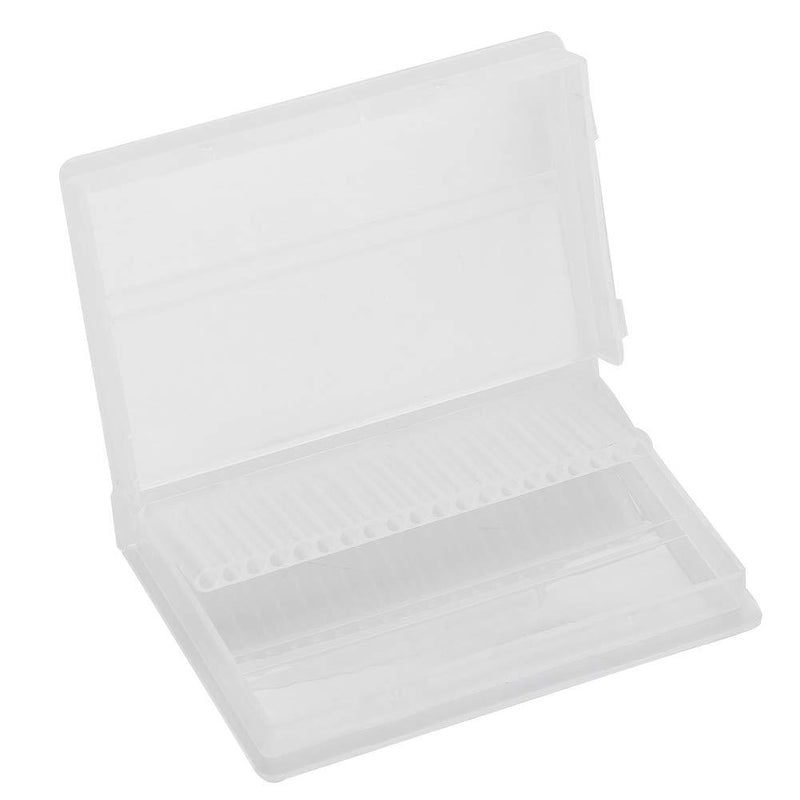 Zerodis Nail Drill Bit Case, 20 Slots Nail Drill Bit Box Holder Manicure Tool Nail Grinding Head Display Storage for Salon - BeesActive Australia