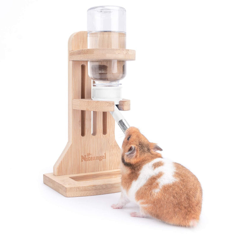 Niteangel Water Bottle with Stand for Syrian Dwarf Hamsters Gerbils Mice Rats Degus Small pet Rodents White - BeesActive Australia