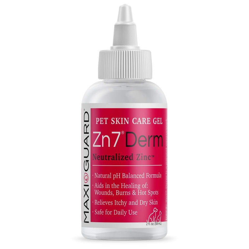 MAXIGUARD Pet Skin Care Gel Zn7 Derm with Neutralized Zinc for Dogs, Cats, Bovine, Exotics and Companion Animals 2oz - BeesActive Australia